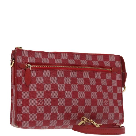 LOUIS VUITTON Damier Color Module Clutch Bag 2way Red - Picture 2 of 16